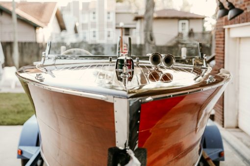 Replica 1939 19' Custom Barrel Back Runabout - Image 18