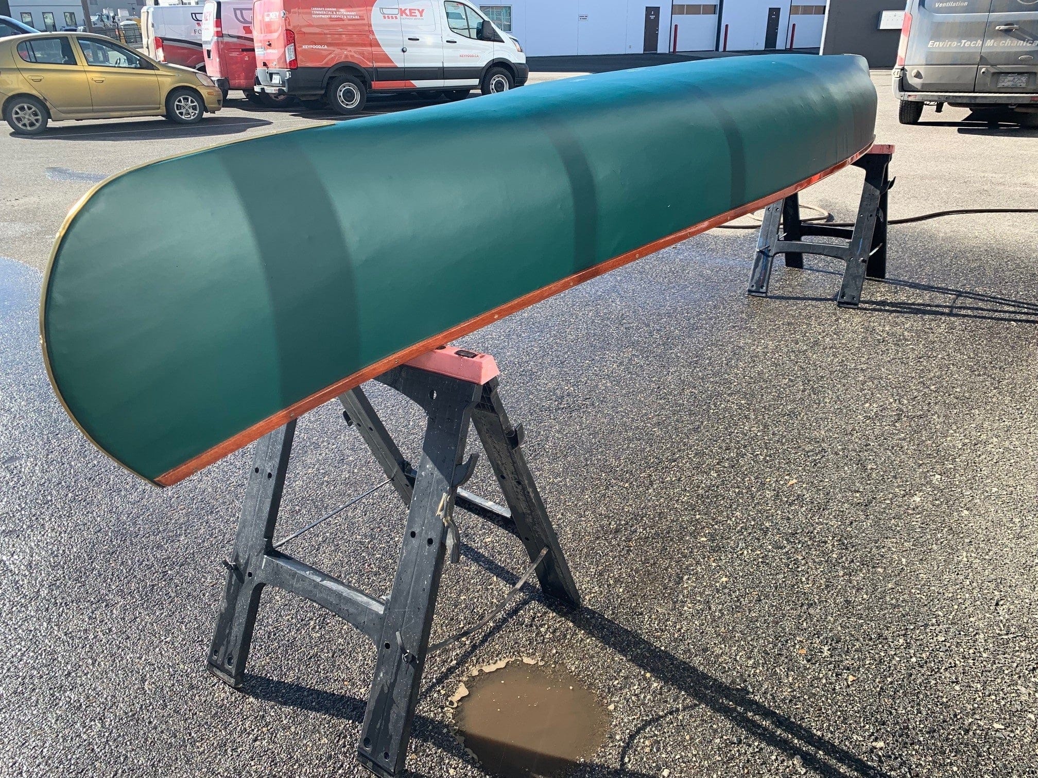 1960'S 13' VINTAGE CEDAR STRIP CANOE - Image 7