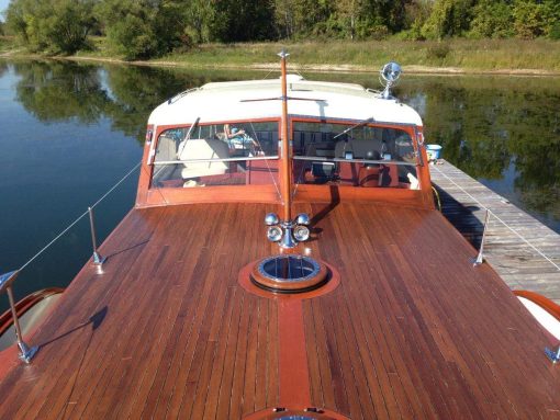 1957 CHRIS-CRAFT 40' SEA SKIFF SEMI-ENCLOSED CRUISER - Image 13